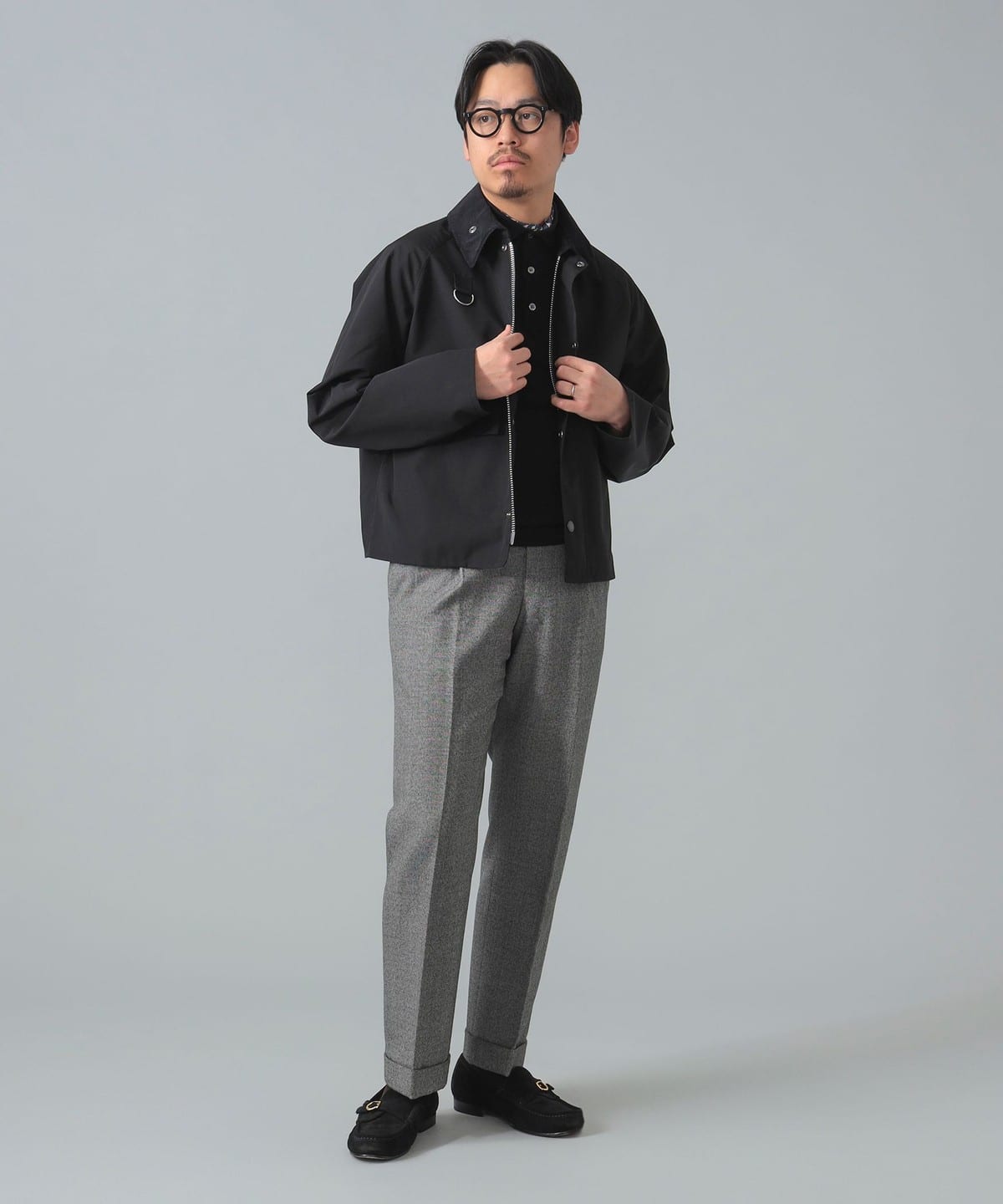Barbour × BEAMS F＞ 別注 SPEY ストレッチの効いた生地編