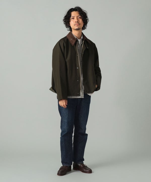 バブアー　トランスポート　ピーチスキン　36 BEAMS別注ブラック BEAMS F（ビームスF）【別注】Barbour / TRANSPORT ピーチスキン