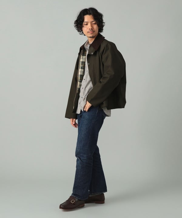 BEAMS F（ビームスF）【別注】Barbour / TRANSPORT ピーチスキン