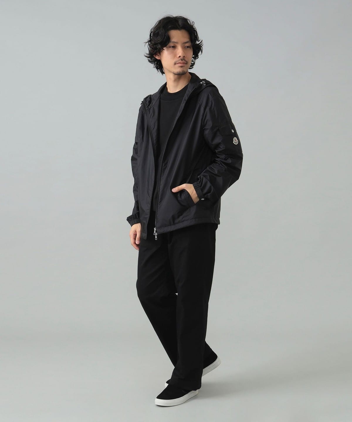 Moncler♦フーテッド ブルゾン ナイロン ゴムベルト付き MONCLER モンクレール ジャケット FILIRA 1A00125 539ZD