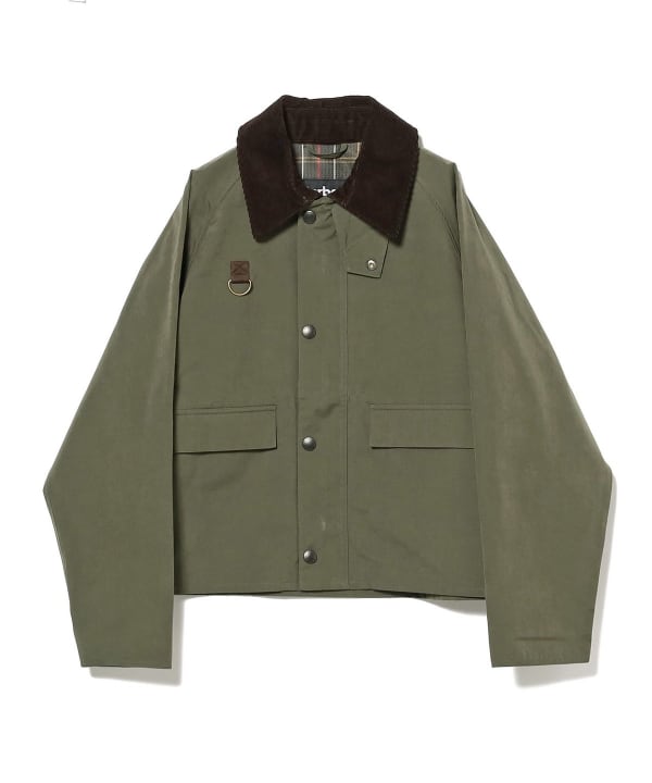 Barbour SPEY BEAMS別注ピーチスキンショートブルゾン Barbour SPEY BEAMS別注ピーチスキンショートブルゾン Barbour