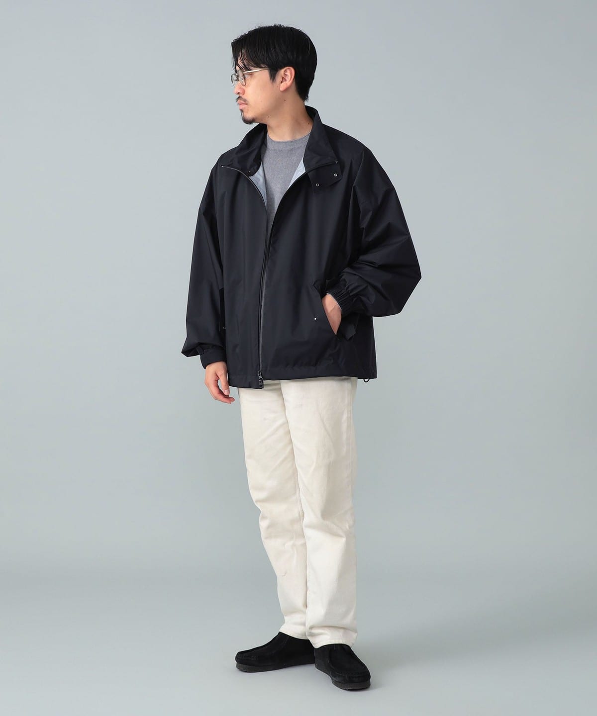 BEAMS F（ビームスF）BARACUTA / 3レイヤー ナイロン ブルゾン