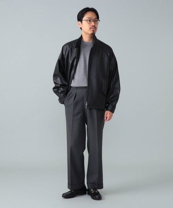 BARACUTA / G4 BEAMS F別注　ショートブルゾン サイズ38 BEAMS F（ビームスF）BARACUTA / G4 コットン タイプライター