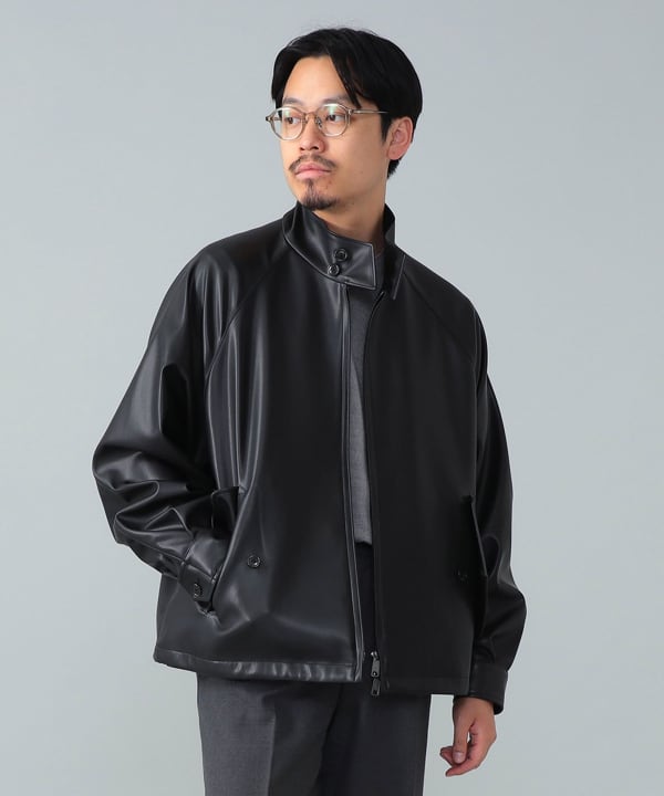 【未着用美品】frey フレイ　AIR SUMMER BLOUSON Black Barbour】ショートフライトジャケット（ブルゾン）｜FRAY I.D