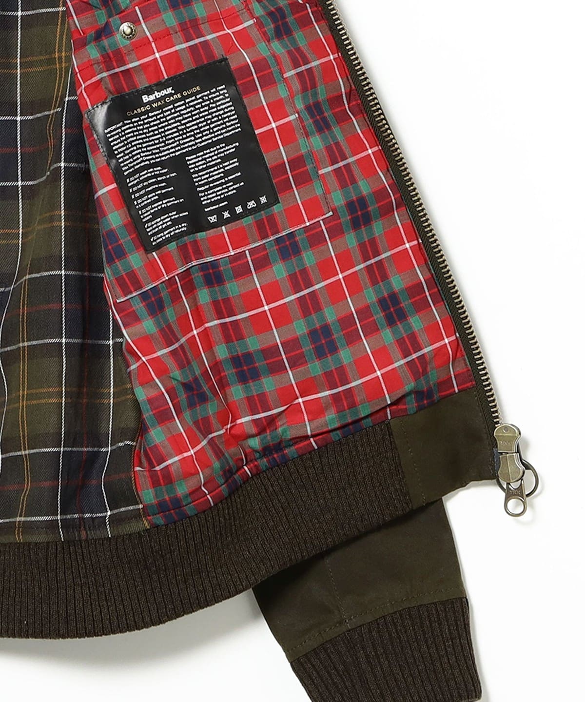 BEAMS F（ビームスF）Barbour × BARACUTA / PORTON オイルドコットン