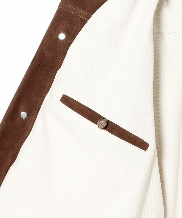 TA CA SI シンセティックスエード プルオーバー  ジャケット beams TA CA SI シンセティックスエード プルオーバー ジャケット