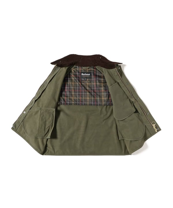 Barbour / OS TRANSPORT ピーチスキン ショートブルゾン42 BEAMS F（ビームスF）【タイムセール】Barbour / OS TRANSPORT