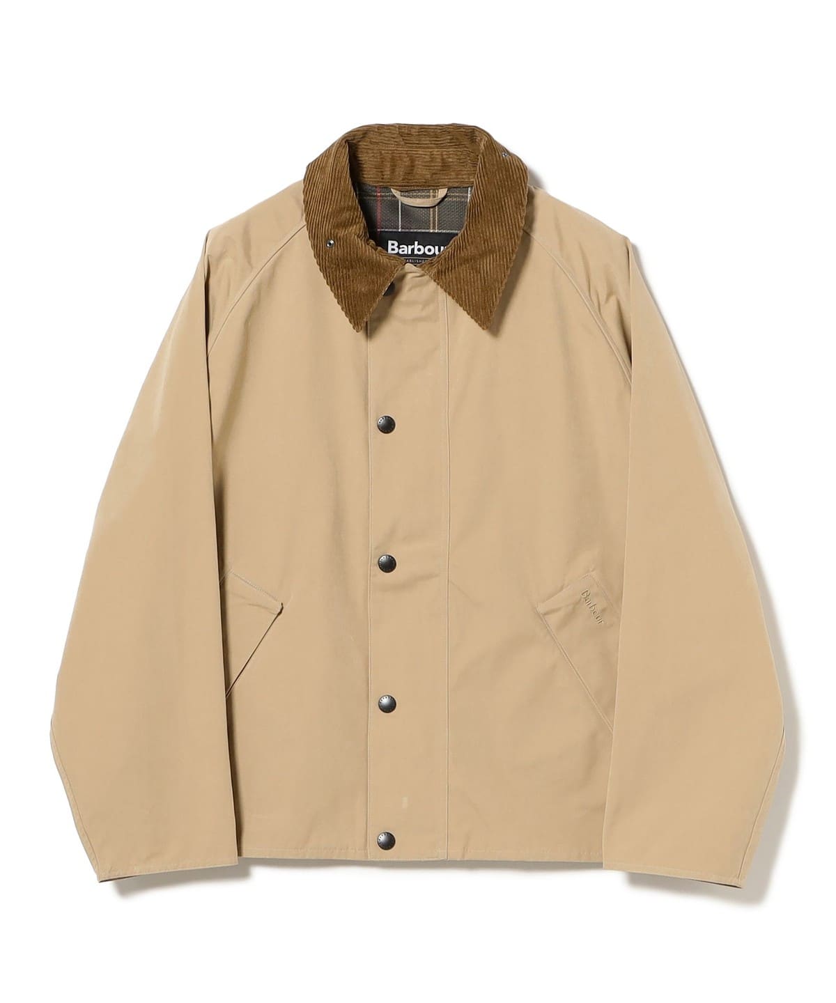 Barbour バブアー / OS TRANSPORT ピーチスキン ショートブルゾン ブルゾン MEN STONE/035 42 Barbour バブアー / OS TRANSPORT ピーチスキン ショートブルゾン ブルゾン MEN STONE/035 42