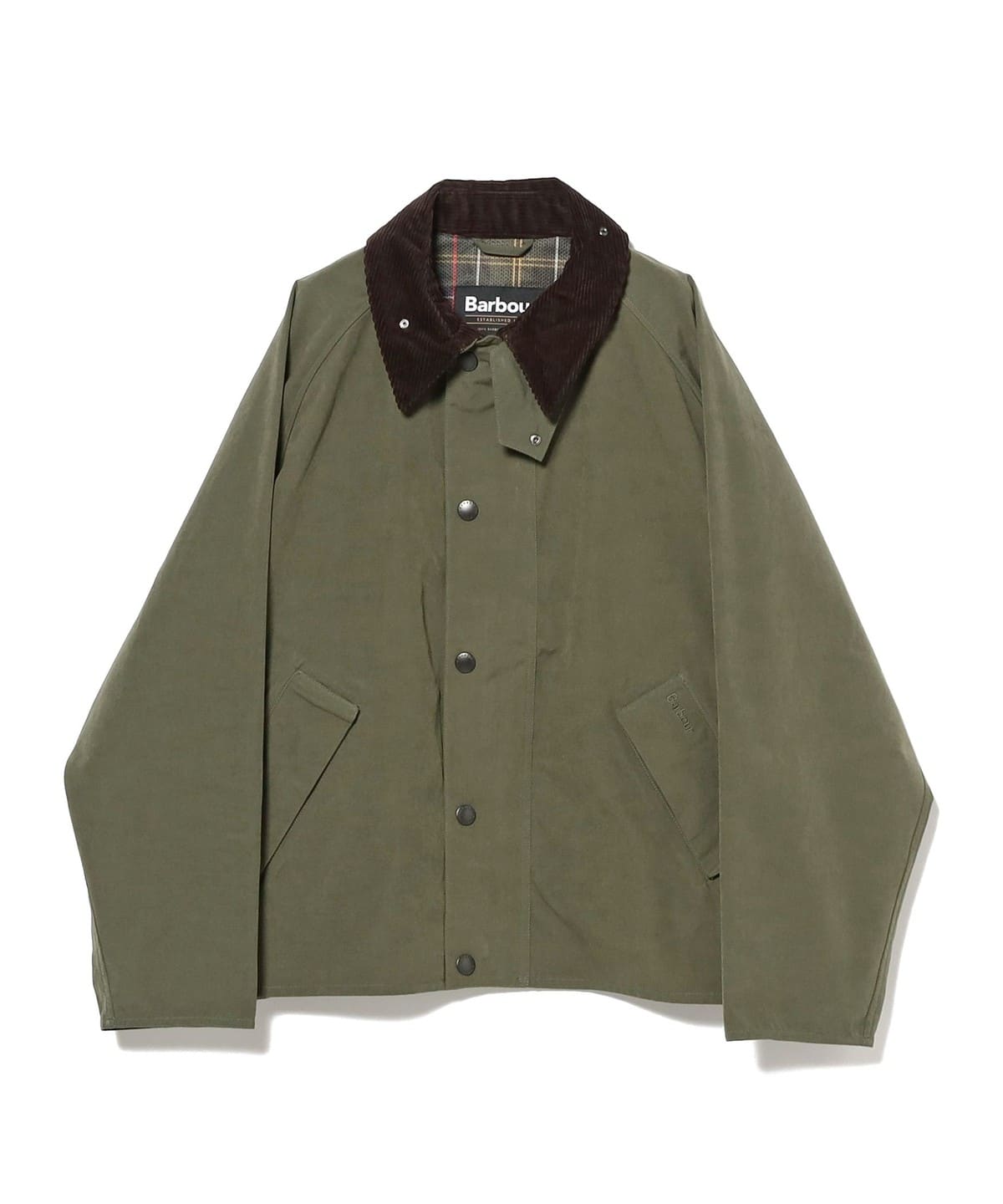 Barbour バブアー / OS TRANSPORT ピーチスキン ショートブルゾン ブルゾン MEN SAGE/024 42 Barbour バブアー / OS TRANSPORT ピーチスキン ショートブルゾン ブルゾン MEN SAGE/024 42