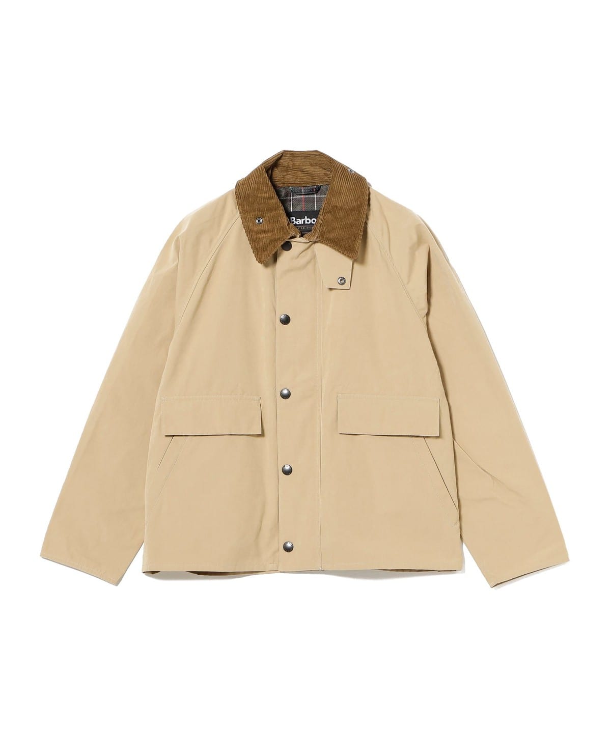Barbour バブアー / BORROWDALE ピーチスキン ショートブルゾン ブルゾン MEN STONE/035 40 Barbour バブアー / BORROWDALE ピーチスキン ショートブルゾン ブルゾン MEN STONE/035 40