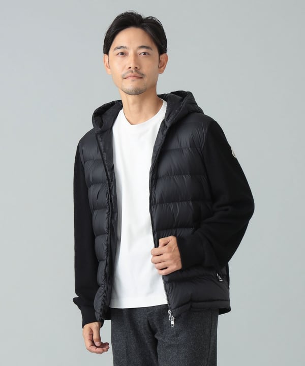 BEAMS F（ビームスF）【EXCLUSIVE】MONCLER / ニット×ナイロン