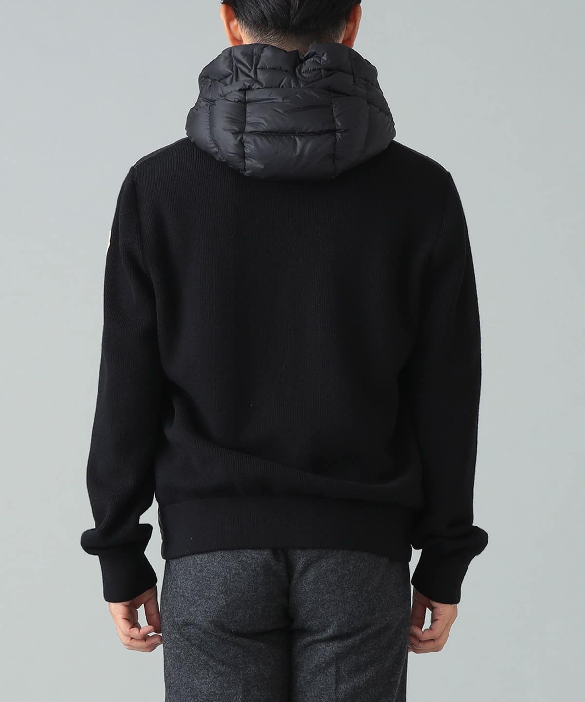 BEAMS F（ビームスF）【EXCLUSIVE】MONCLER / ニット×ナイロン
