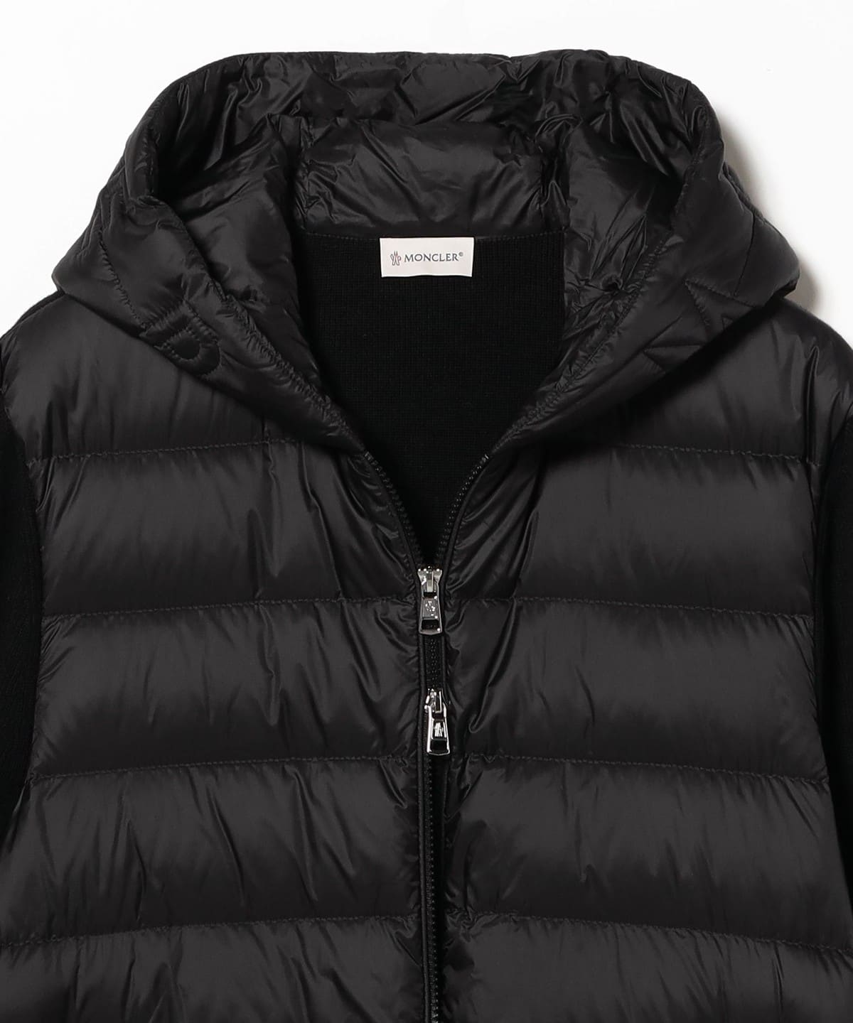 BEAMS F（ビームスF）【EXCLUSIVE】MONCLER / ニット×ナイロン