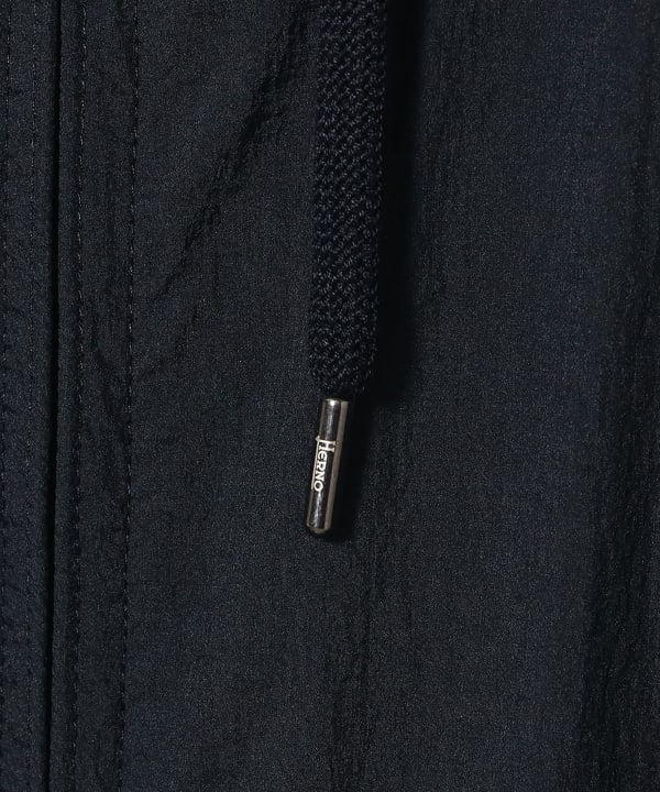 HERNO / Nylon Hooded Zip-Up Blouson