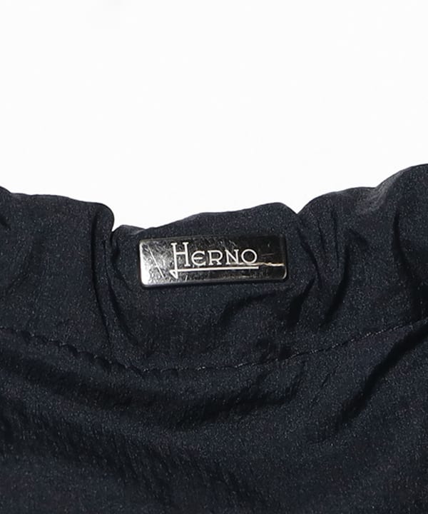 HERNO / Nylon Hooded Zip-Up Blouson