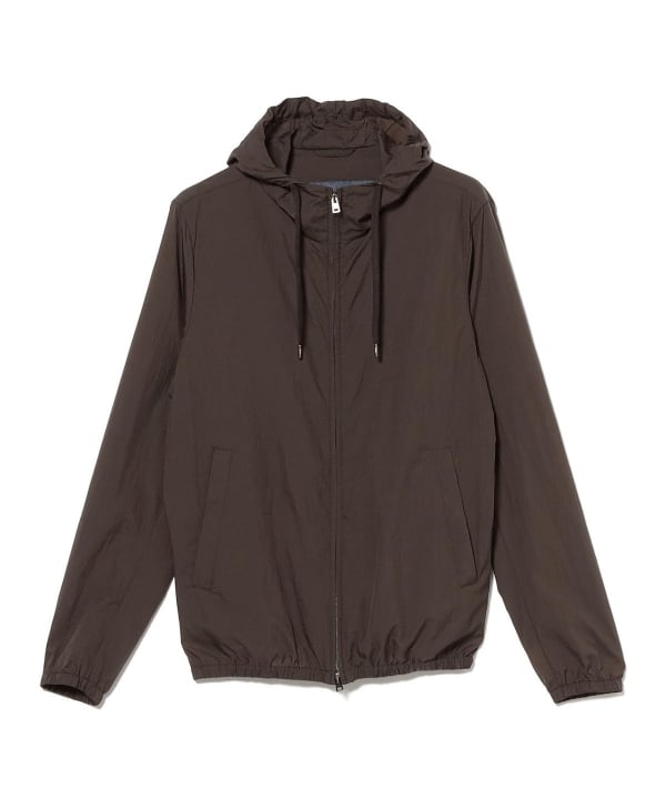 HERNO / Nylon Hooded Zip-Up Blouson