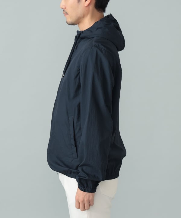 HERNO / ナイロン フーデッド ジップアップ ブルゾン Model：H176cm　Size：50