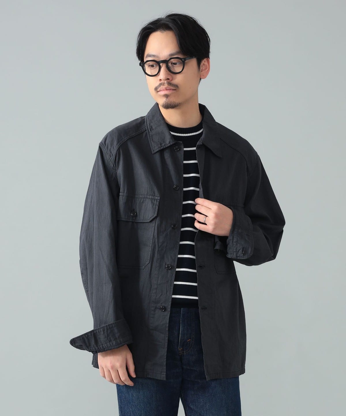 BEAMS F（ビームスF）*A VONTADE / デニム シャツ ジャケット