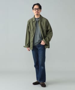 *A VONTADE / コットンポプリン シャツ ジャケット