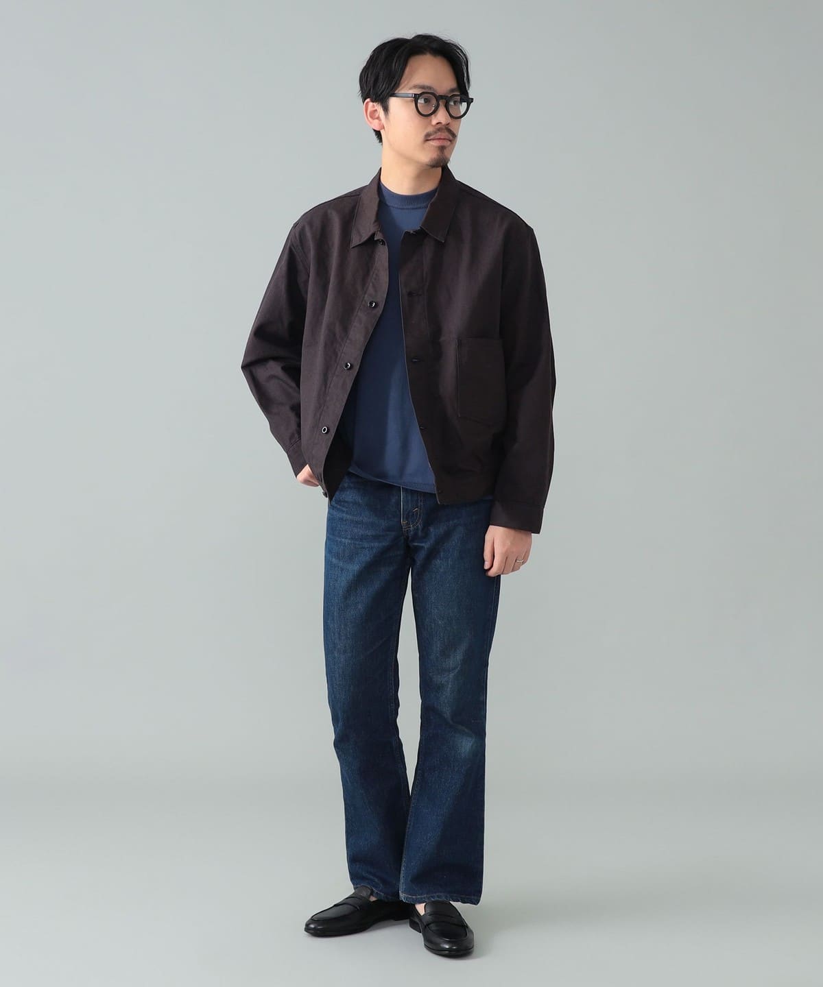 BEAMS F（ビームスF）*A VONTADE / コットンヘンプ ショートブルゾン