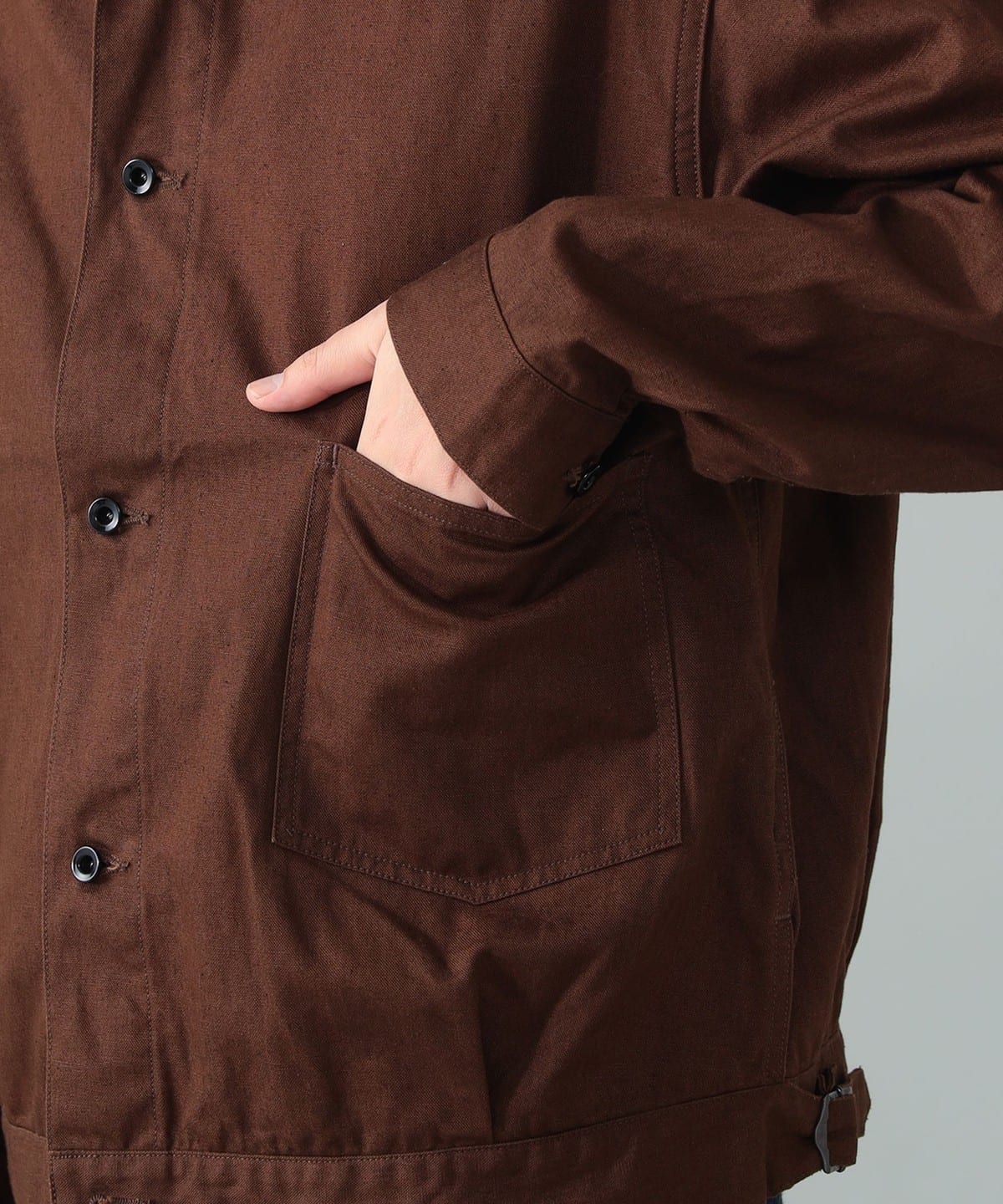 BEAMS F（ビームスF）*A VONTADE / コットンヘンプ ショートブルゾン