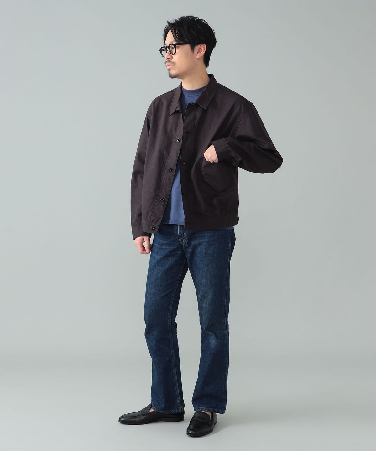 BEAMS F（ビームスF）*A VONTADE / コットンヘンプ ショートブルゾン