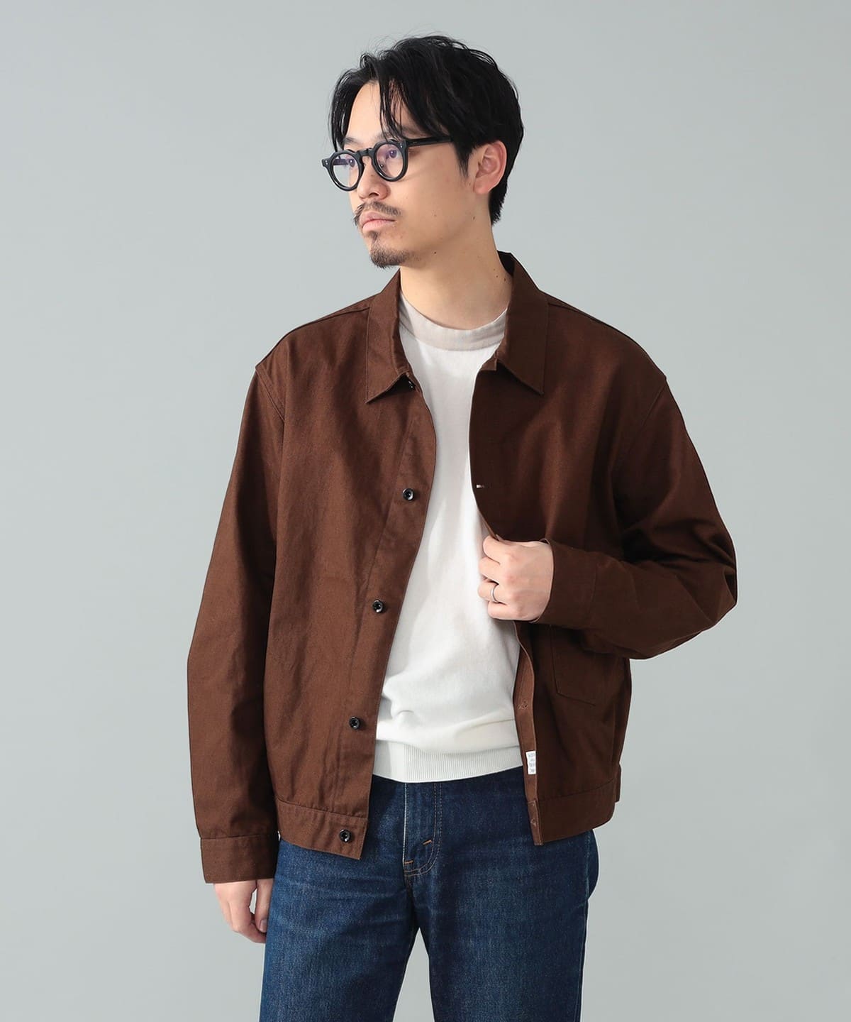 A VONTADE コットンヘンプ　ショートブルゾン　BEAMS F 26SS BEAMS F（ビームスF）*A VONTADE / コットンヘンプ ショートブルゾン