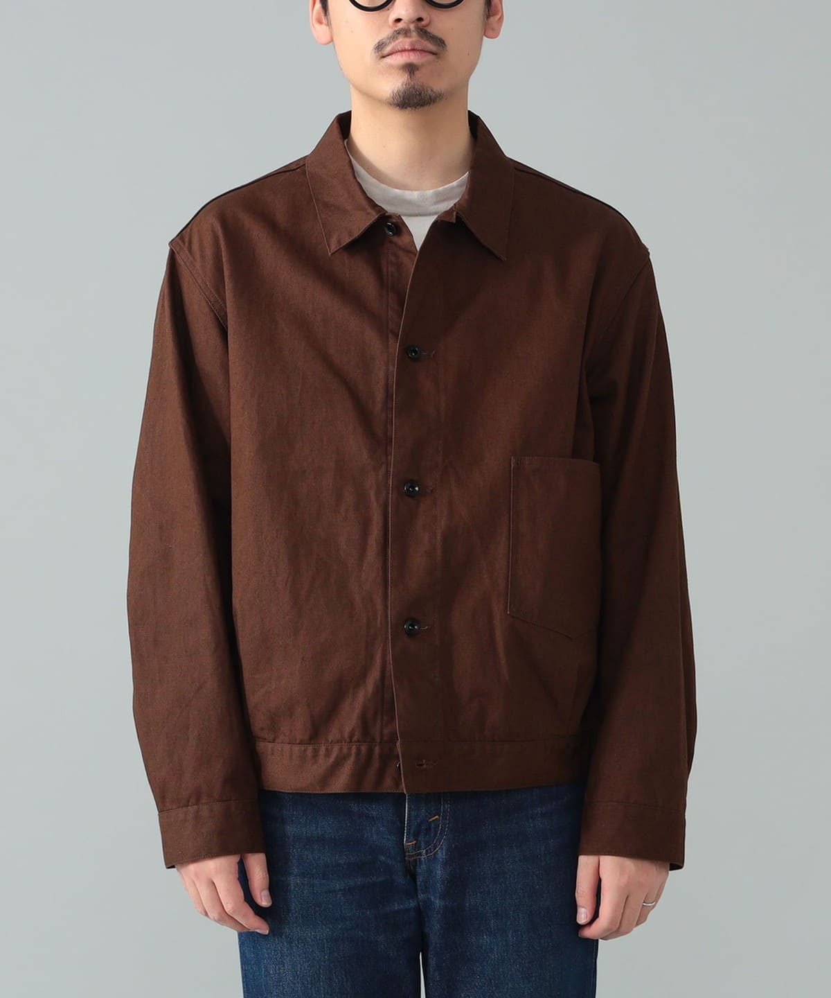 BEAMS F（ビームスF）*A VONTADE / コットンヘンプ ショートブルゾン