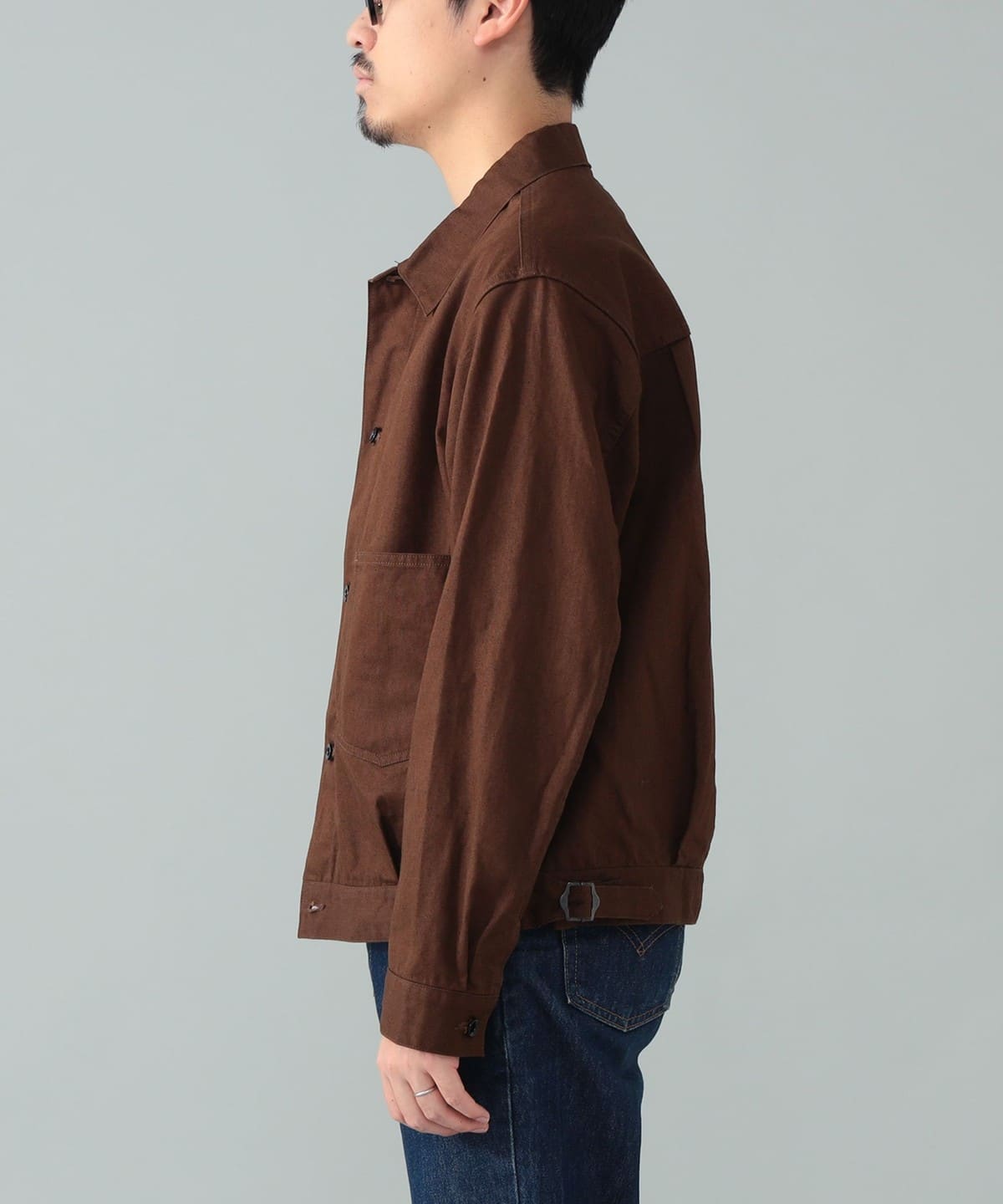 BEAMS F（ビームスF）*A VONTADE / コットンヘンプ ショートブルゾン