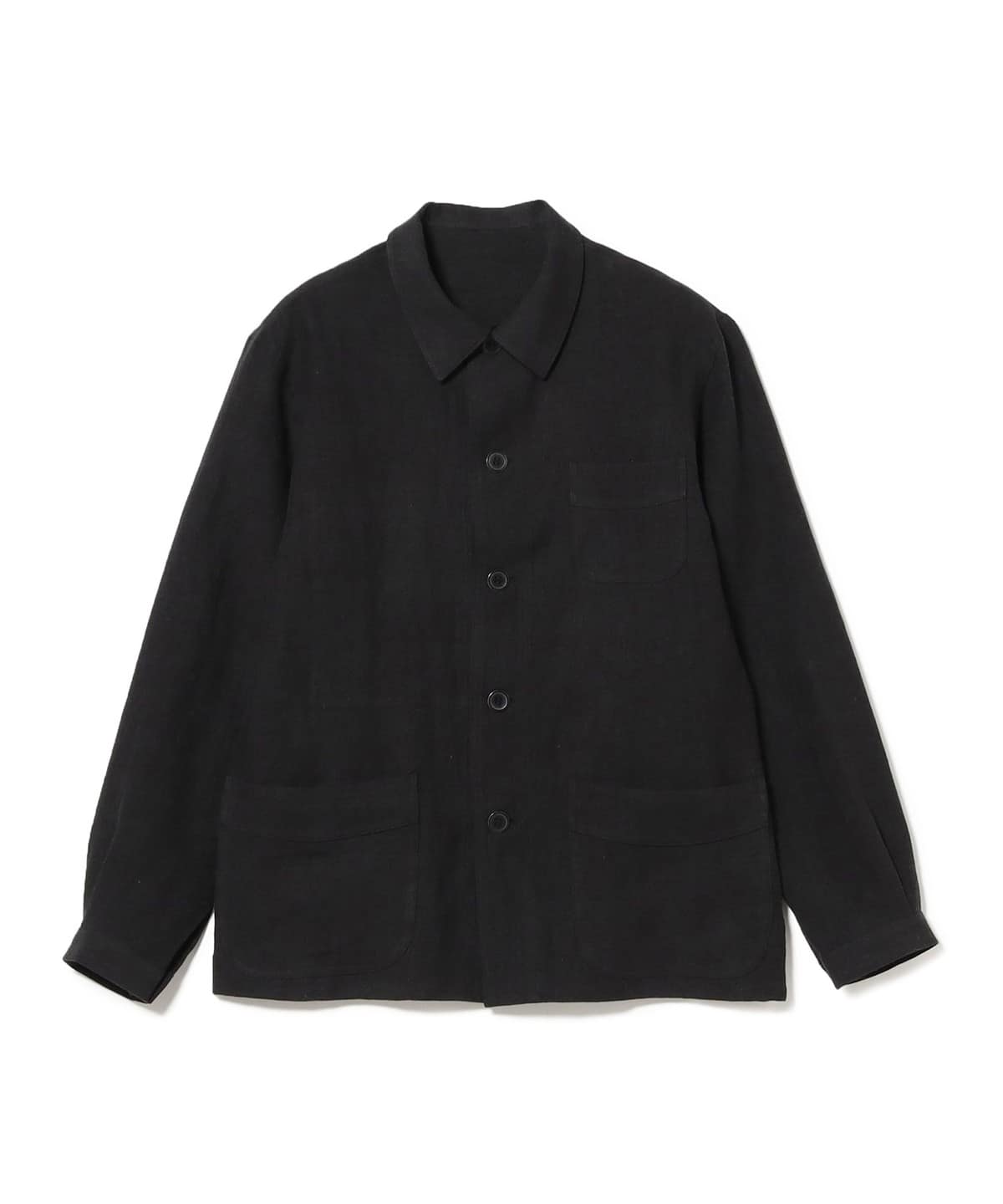 BEAMS F（ビームスF）リネン フレンチ カバーオール（ブルゾン