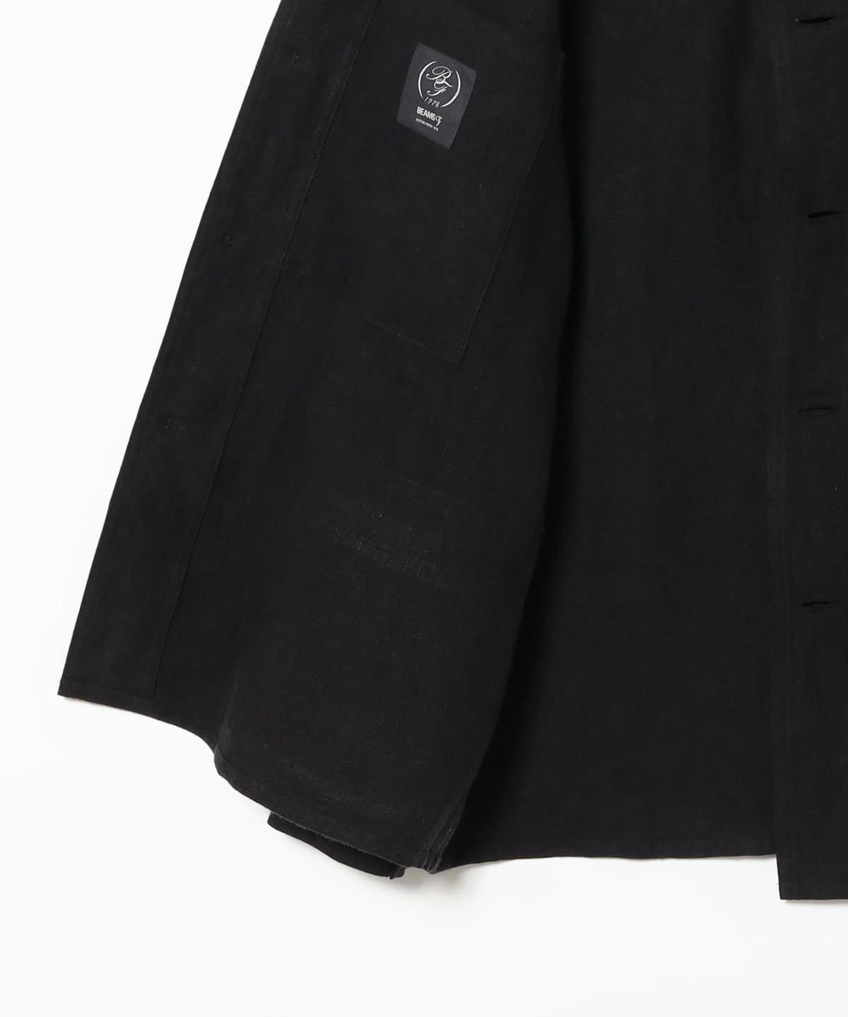 BEAMS F（ビームスF）リネン フレンチ カバーオール（ブルゾン