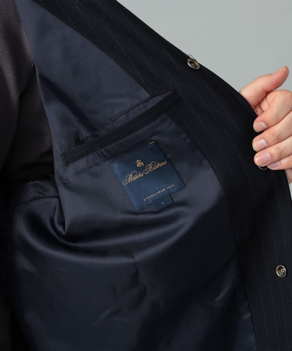 【+10%ポイントUP】Brooks Brothers / ストライプ コーチ ジャケット