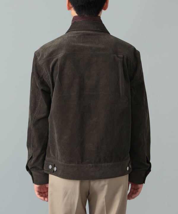 Jeanik / コットン コーデュロイ 2ndタイプ ブルゾン Model：H175cm　Size：L
