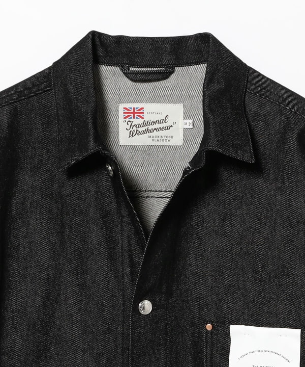 【別注】Traditional Weatherwear / WORK JACKET 001D  ブラックデニム ワークジャケット