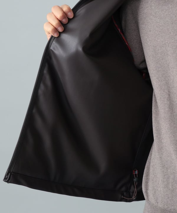 【+10%ポイントUP】【別注】BARACUTA / G4 フェイクレザー ショート ブルゾン
