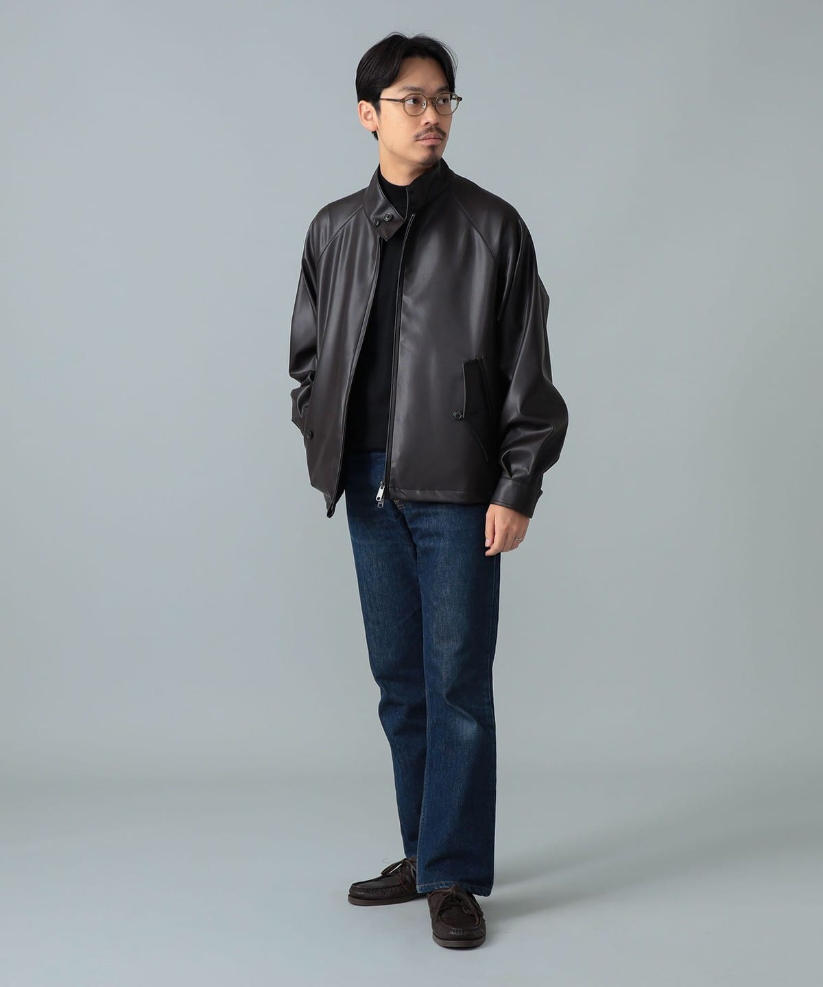 BEAMS F（ビームスF）【別注】BARACUTA / G4 フェイクレザー ショート