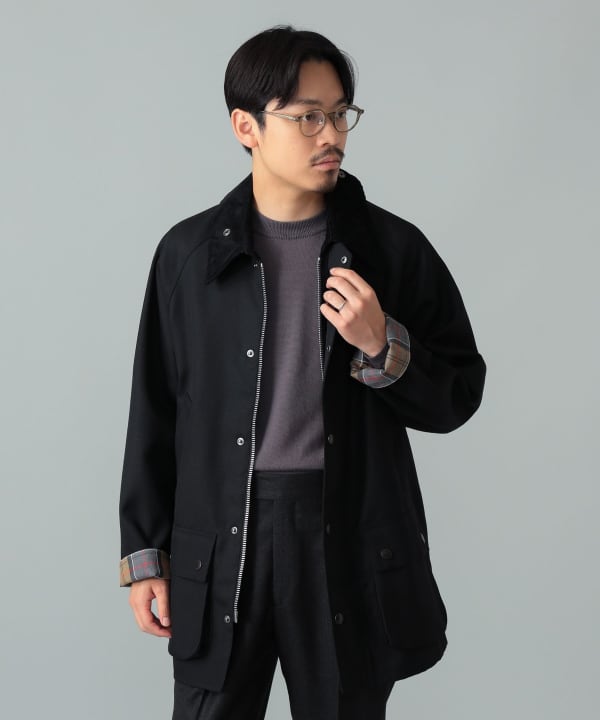 Barbour BEAMS F 別注 BEDALE CLASSIC FIT 36 BEAMS F（ビームスF）【別注】Barbour / BEDALE CLASSIC FIT ウール