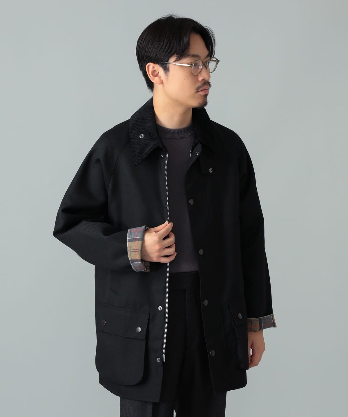 ド*ん様 Barbour ウール　ビデイル　bedale　BEAMS F 別注 BEAMS F（ビームスF）【別注】Barbour / BEDALE CLASSIC FIT ウール