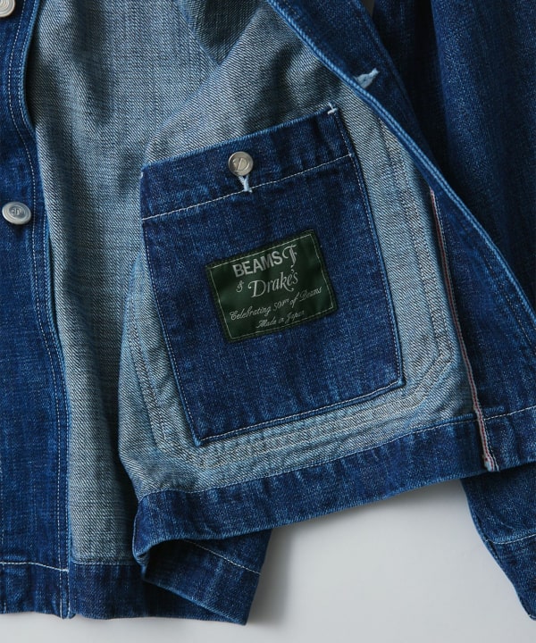 【別注】Drake’s × BEAMS F / デニム チョアジャケット