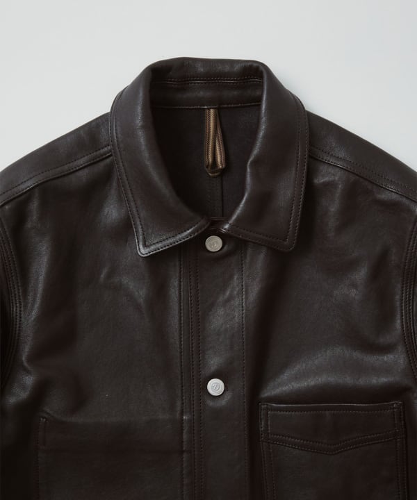 【別注】Drake’s × BEAMS F / ラムレザー チョアジャケット