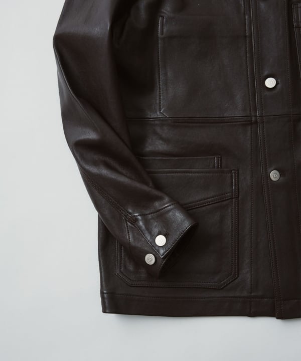 【別注】Drake’s × BEAMS F / ラムレザー チョアジャケット