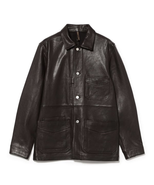 【別注】Drake’s × BEAMS F / ラムレザー チョアジャケット