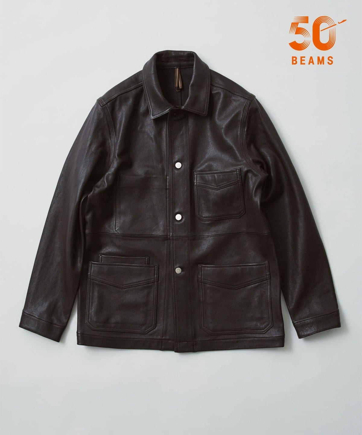 BEAMS F（ビームスF）【別注】Drake's × BEAMS F / ラムレザー チョア