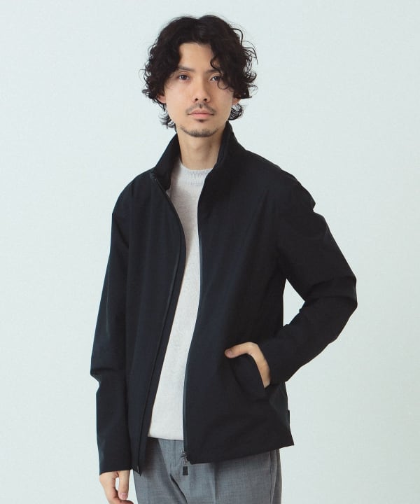 BEAMS F（ビームスF）HERNO / ジップアップ フーデッド ブルゾン 