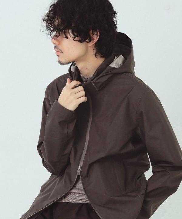 BEAMS F（ビームスF）HERNO / ジップアップ フーデッド ブルゾン