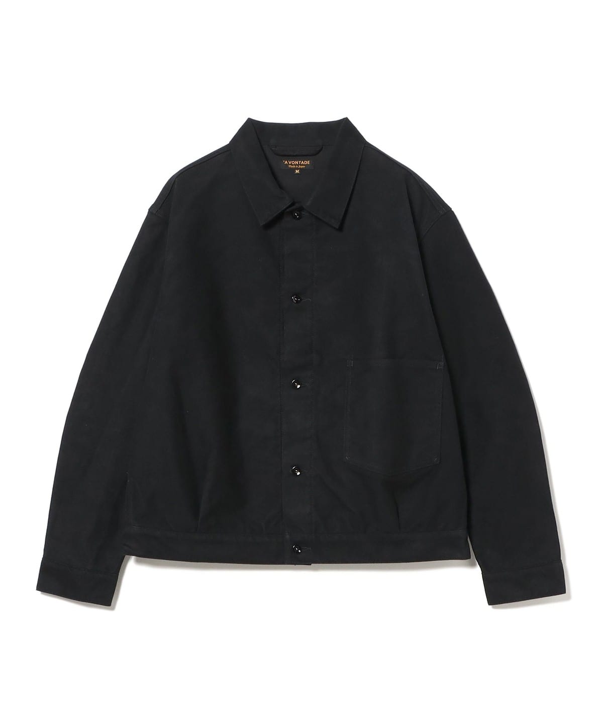 *A VONTADE ア ボンタ―ジ / モールスキン ショートブルゾン ブルゾン MEN BLACK/7 L