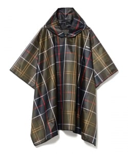 Barbour / クラシック タータンチェック レイン ポンチョ