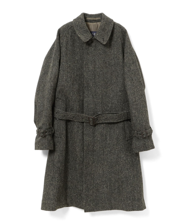 beams boy Harris Tweed ロングコート abitur.gnesin-academy.ru