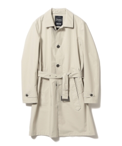 ▲HERNO / LAMINAR GORE-TEX(R) ベルテッドロングステンカラーコート