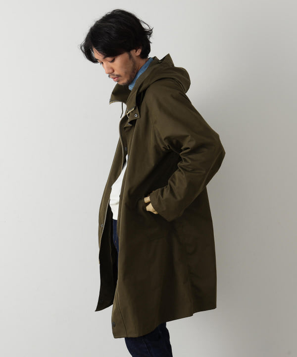 BEAMS F（ビームスF）Barbour × BEAMS F / 別注 HOODED HUNTING ピーチ